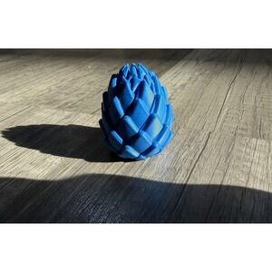 3D Printed Twisty Fidget Dragon Egg Mini - Blue Sensory Toy